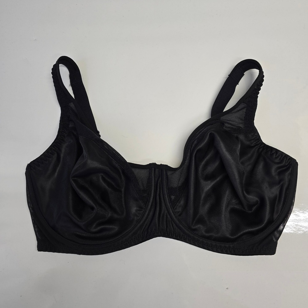Warner's‎ Firm Support Underwire Minimizer Bra Womens 40D Black Unlined
